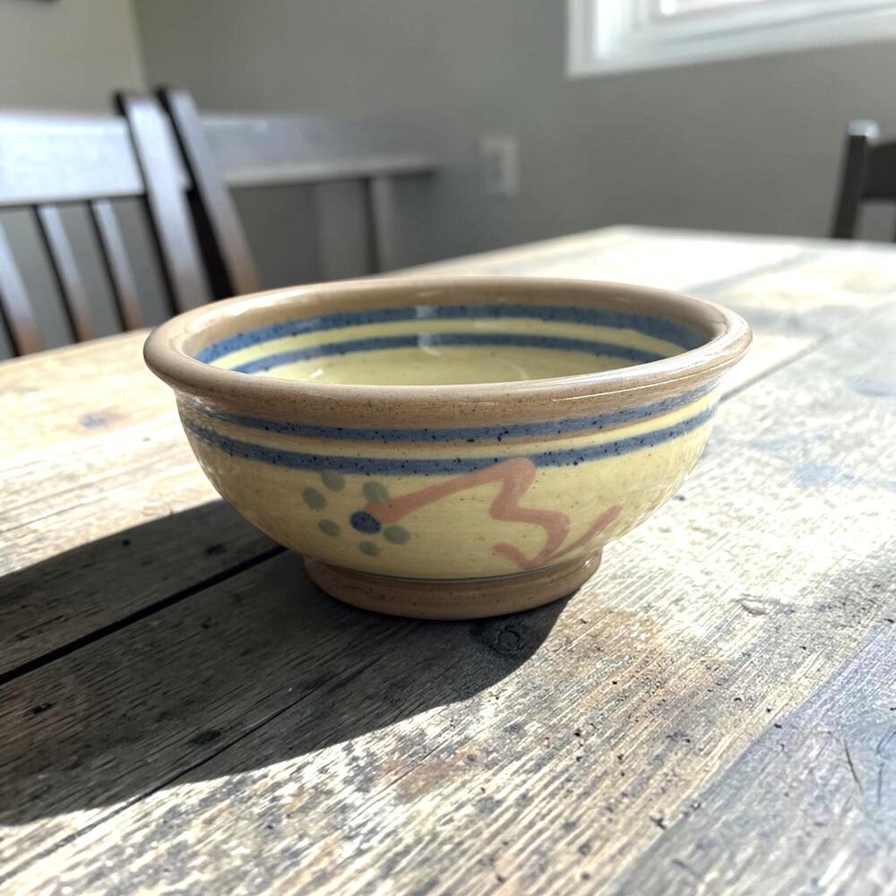Vintage Hand Painted AYSGARTH Pottery NY Bowl 3951/67